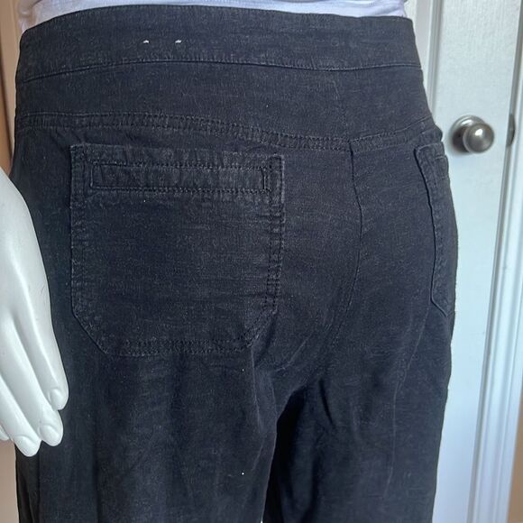 Reitmans casual black pants with wide leg sleeves/Size 13 - Picture 8 of 11